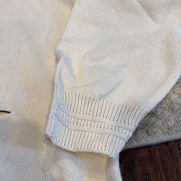 VTG Munsingwear size M 100% cotton made in USA golf theme embroidered sweater - Picture 4 of 10